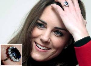 Kate Middleton Blue Sapphire Engagement Ring